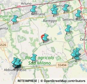 Mappa Via Luigi Cadorna, 20080 Cisliano MI, Italia (5.9225)