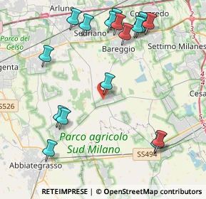 Mappa Via Luigi Cadorna, 20080 Cisliano MI, Italia (4.88706)