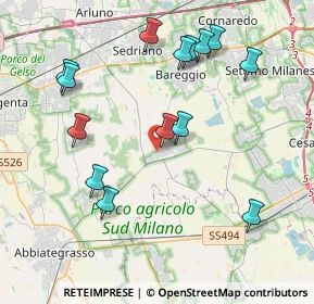 Mappa Via Luigi Cadorna, 20080 Cisliano MI, Italia (4.24929)