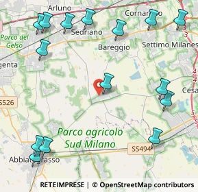 Mappa Via Luigi Cadorna, 20080 Cisliano MI, Italia (5.714)