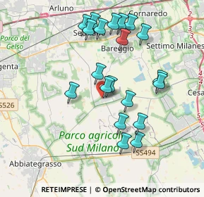 Mappa Via Luigi Cadorna, 20080 Cisliano MI, Italia (3.666)