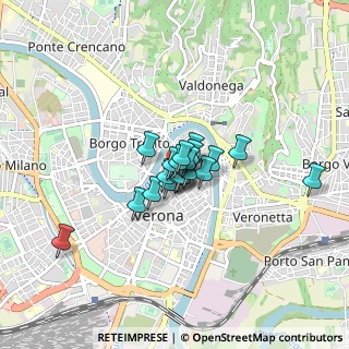 Mappa Vicolo San Giovanni in Foro, 37121 Verona VR, Italia (0.4425)