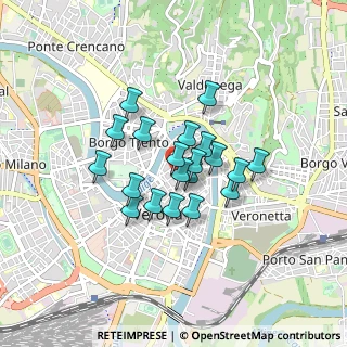Mappa Via Sant'Eufemia, 37121 Verona VR, Italia (0.5975)