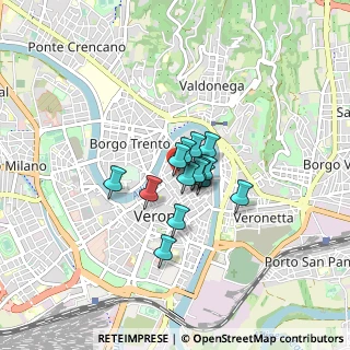 Mappa Via Sant'Eufemia, 37121 Verona VR, Italia (0.46357)