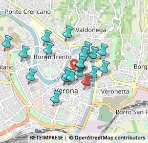 Mappa Corso Porta Borsari, 37121 Verona VR, Italia (0.691)