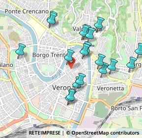 Mappa Corte S. Giovanni in Foro, 37121 Verona VR, Italia (0.94684)