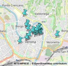 Mappa Corte S. Giovanni in Foro, 37121 Verona VR, Italia (0.451)