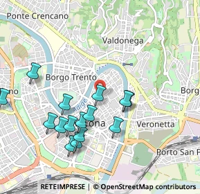 Mappa Corte S. Giovanni in Foro, 37121 Verona VR, Italia (0.99133)