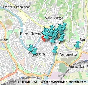 Mappa Vicolo S. G. In Foro, 37121 Verona VR, Italia (0.57)