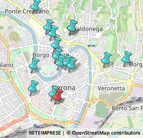 Mappa Via Sant'Eufemia, 37121 Verona VR, Italia (0.91)