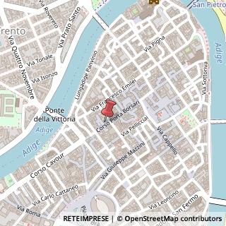 Mappa Corso Porta Borsari, 32, 37121 Verona, Verona (Veneto)