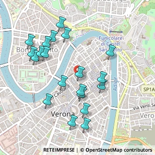 Mappa Vicolo San Giovanni in Foro, 37121 Verona VR, Italia (0.5255)