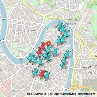 Mappa Vicolo S. G. In Foro, 37121 Verona VR, Italia (0.4195)