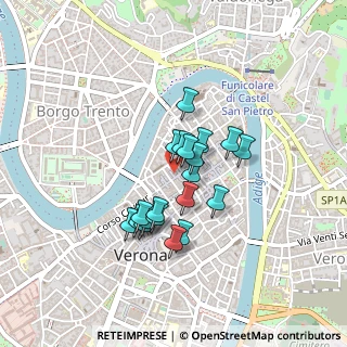 Mappa Vicolo S. G. In Foro, 37121 Verona VR, Italia (0.3215)