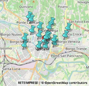 Mappa Vicolo S. G. In Foro, 37121 Verona VR, Italia (1.1335)