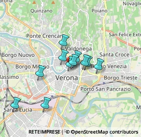 Mappa Vicolo S. G. In Foro, 37121 Verona VR, Italia (1.26364)