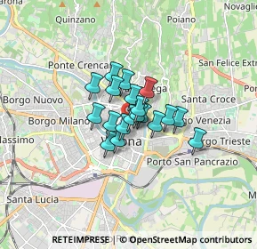 Mappa Corso Porta Borsari, 37121 Verona VR, Italia (0.87474)