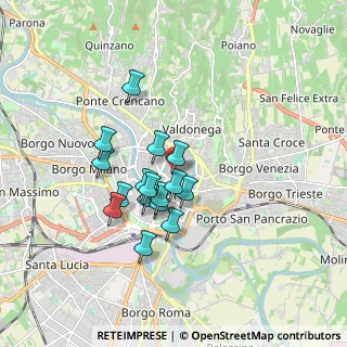Mappa Corso Porta Borsari, 37121 Verona VR, Italia (1.36875)