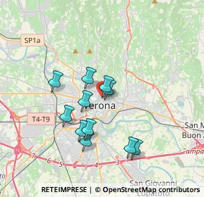 Mappa Via Sant'Eufemia, 37121 Verona VR, Italia (3.00636)