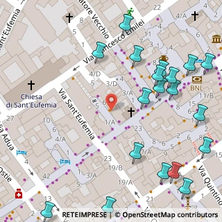 Mappa Via Sant'Eufemia, 37121 Verona VR, Italia (0.095)
