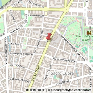 Mappa Corso Torino, 8a, 28100 Novara, Novara (Piemonte)