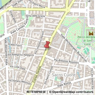 Mappa Corso Torino, 10, 28100 Novara, Novara (Piemonte)