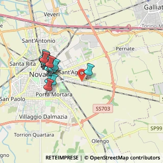 Mappa Str. Privata Bellazzi, 28100 Novara NO, Italia (1.82647)