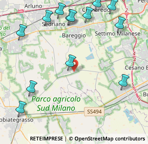 Mappa Via Cusago, 20080 Cisliano MI, Italia (5.50308)