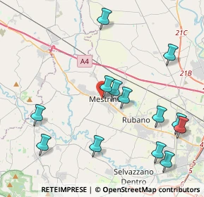 Mappa Via G. Gennari, 35035 Mestrino PD, Italia (4.69462)