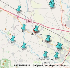 Mappa Via G. Gennari, 35035 Mestrino PD, Italia (4.758)