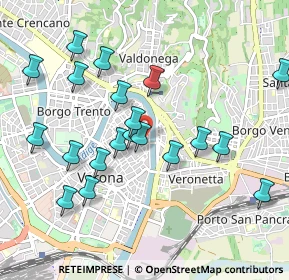Mappa Piazzetta Pescheria, 37121 Verona VR, Italia (0.9925)