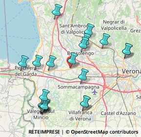 Mappa Sona, 37060 Sona VR, Italia (8.8525)
