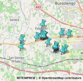 Mappa Sona, 37060 Sona VR, Italia (1.223)