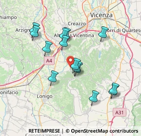 Mappa Via San Gaudenzio, 36040 Grancona VI, Italia (6.78857)