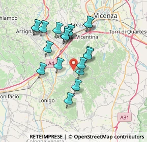 Mappa Via San Gaudenzio, 36040 Grancona VI, Italia (6.461)