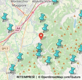 Mappa Via San Gaudenzio, 36040 Grancona VI, Italia (6.15)