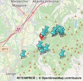 Mappa Via San Gaudenzio, 36040 Grancona VI, Italia (2.735)