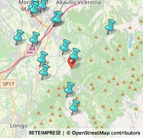 Mappa Via San Gaudenzio, 36040 Grancona VI, Italia (4.66429)