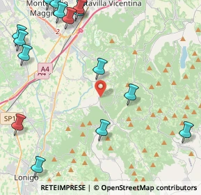 Mappa Via San Gaudenzio, 36040 Grancona VI, Italia (6.5345)