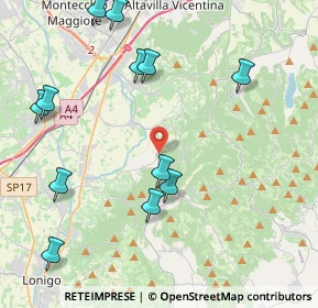 Mappa Via San Gaudenzio, 36040 Grancona VI, Italia (4.87833)