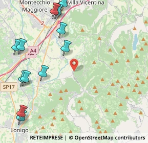 Mappa Via San Gaudenzio, 36040 Grancona VI, Italia (5.61333)