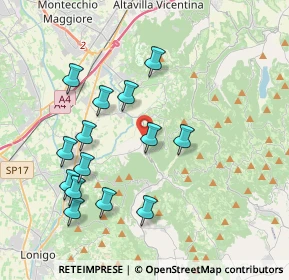 Mappa Via San Gaudenzio, 36040 Grancona VI, Italia (3.90786)