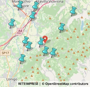 Mappa Via San Gaudenzio, 36040 Grancona VI, Italia (4.37583)