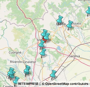 Mappa Via Pratisecchi, 10015 Ivrea TO, Italia (21.92643)