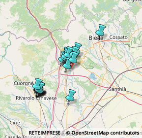 Mappa Via Pratisecchi, 10015 Ivrea TO, Italia (11.983)