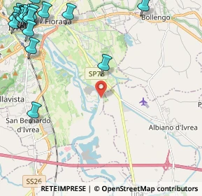 Mappa Via Pratisecchi, 10015 Ivrea TO, Italia (3.7005)