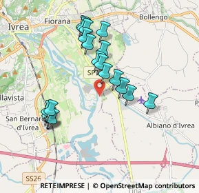 Mappa Via Pratisecchi, 10015 Ivrea TO, Italia (1.7485)