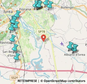 Mappa Via Pratisecchi, 10015 Ivrea TO, Italia (2.9185)