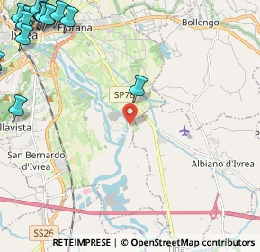Mappa Via Pratisecchi, 10015 Ivrea TO, Italia (3.71643)