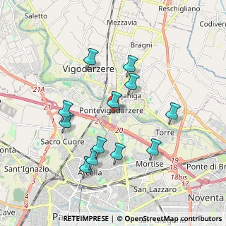 Mappa Via Giovanni Cocchi, 35133 Padova PD, Italia (1.81833)